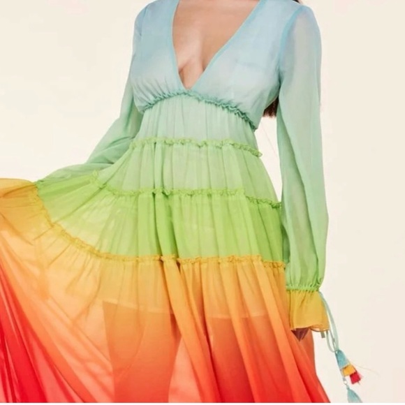 Latiste NWOT Ombré Maxi Dress - Picture 3 of 6